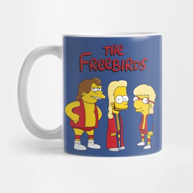 The Fabulous Freebirds - Simpsons by Mark Out Market